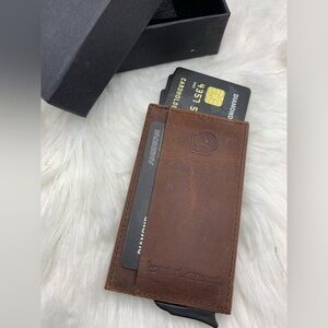 Men Minimalist Pop up Wallet RFID Blocking